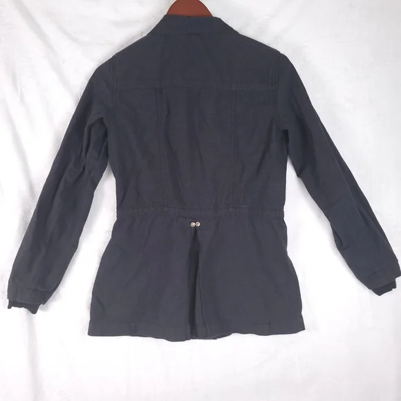 Cabi Jacket Gray Military Utility Weekend Anorak Cotton XS 209 - Picture 10 of 10